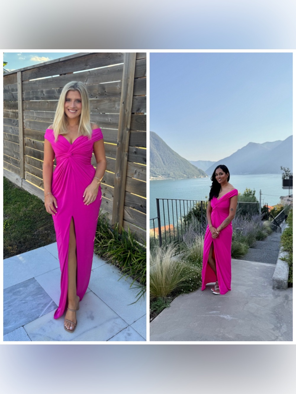Katie May Hazel Maxi Dress Gown Pink Small